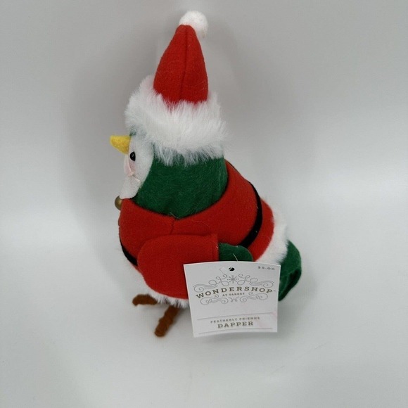 NEW Christmas 2023 Target DAPPER Felt Santa Claus Bird Figurine Wondershop NWT - Picture 2 of 4